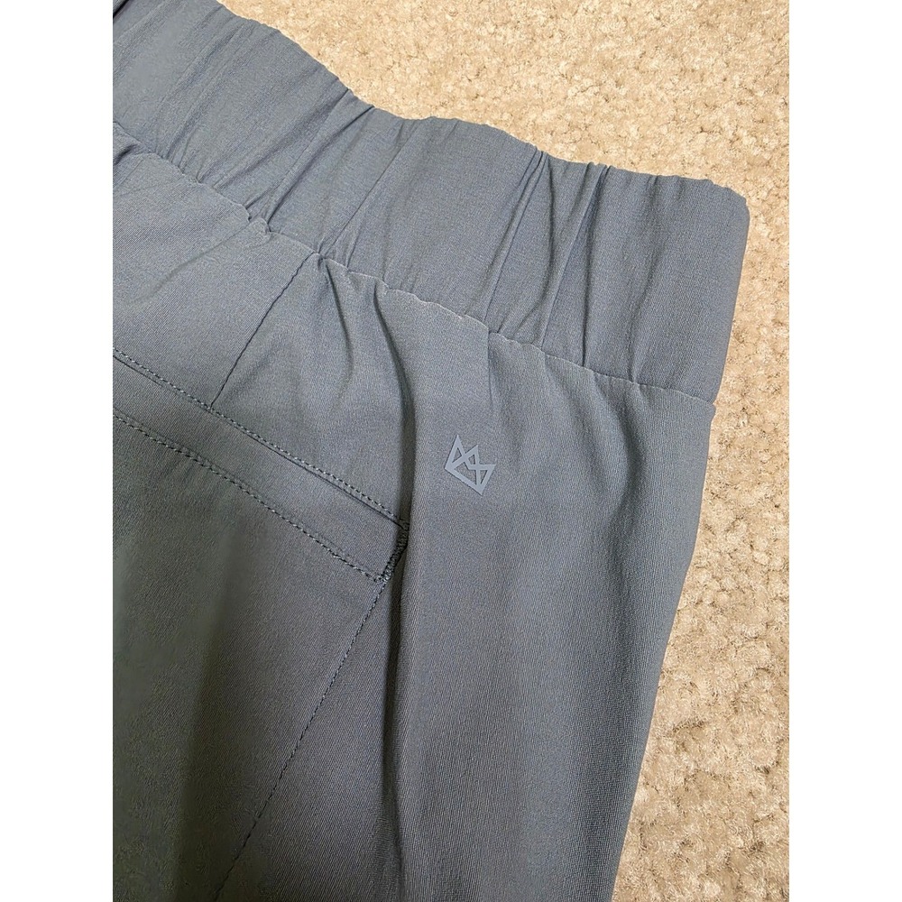 Modern Ambition Women Slate Blue Gray Recycled Nylon Stretch Active Pants Size M - Picture 8 of 8